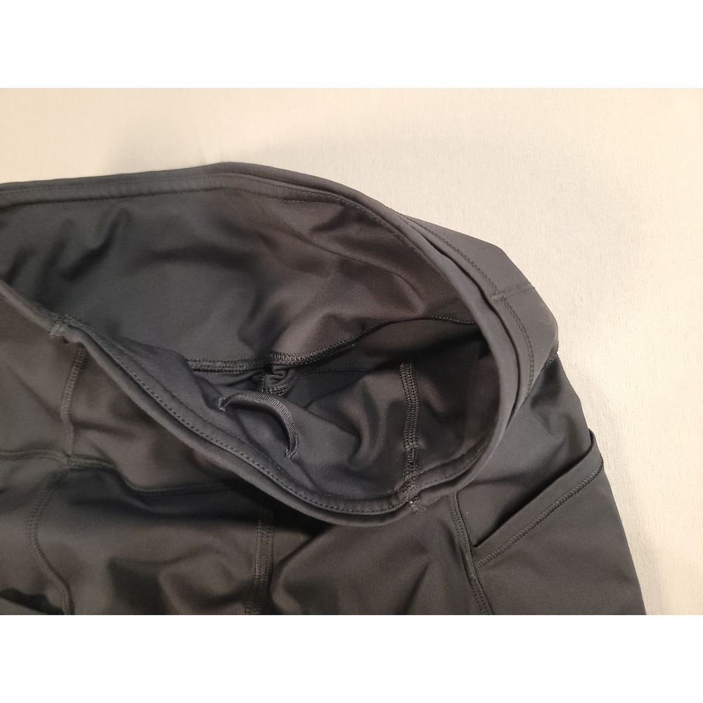 Lululemon Fast and Free High Rise Tights 25 Black Stretch Size 2 Drop In Pocket - Picture 6 of 10